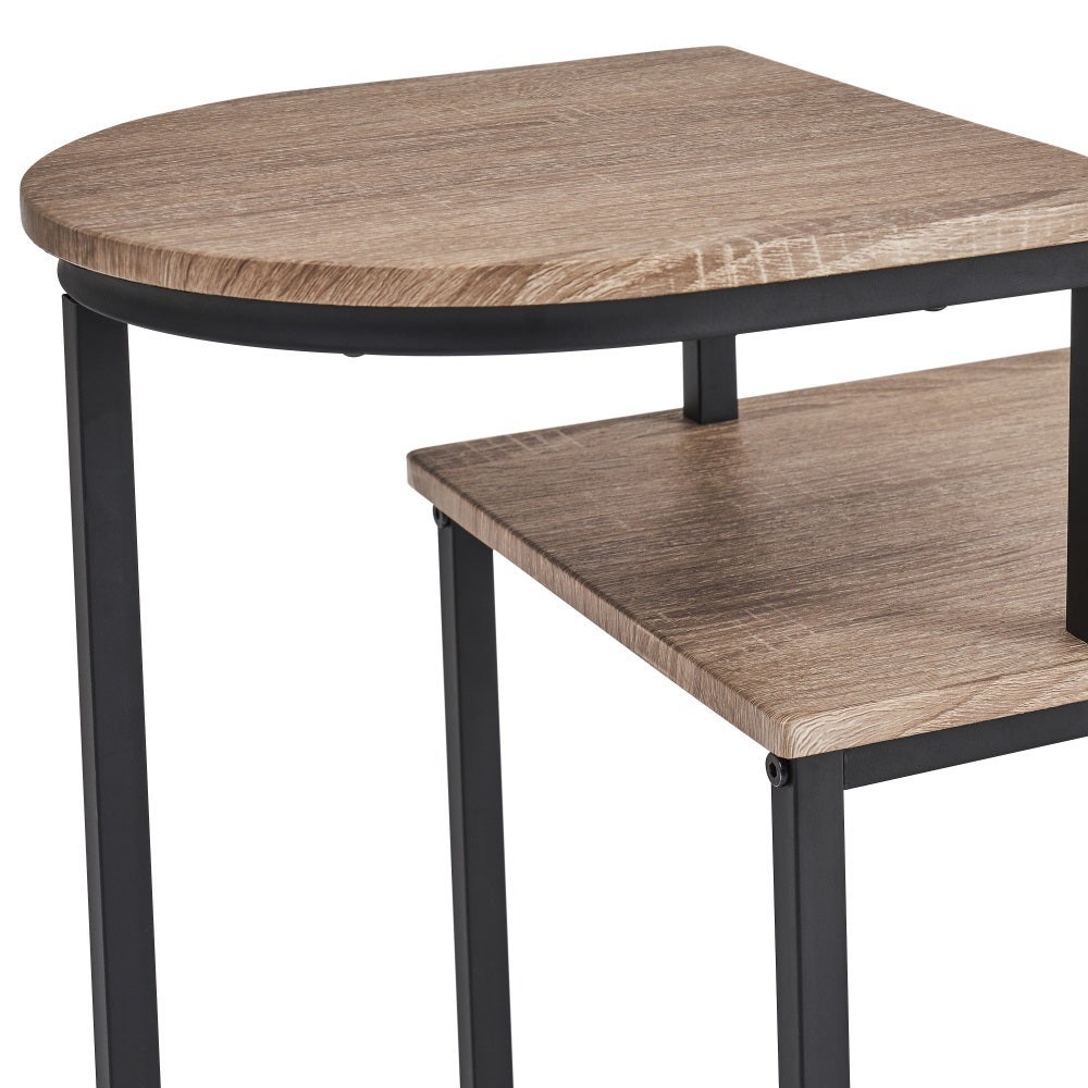 Mesa auxiliar de 2 alturas