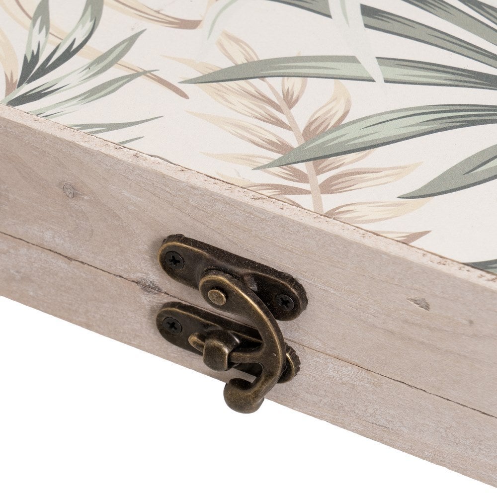 Tapa contador Hojas Tropicales de madera