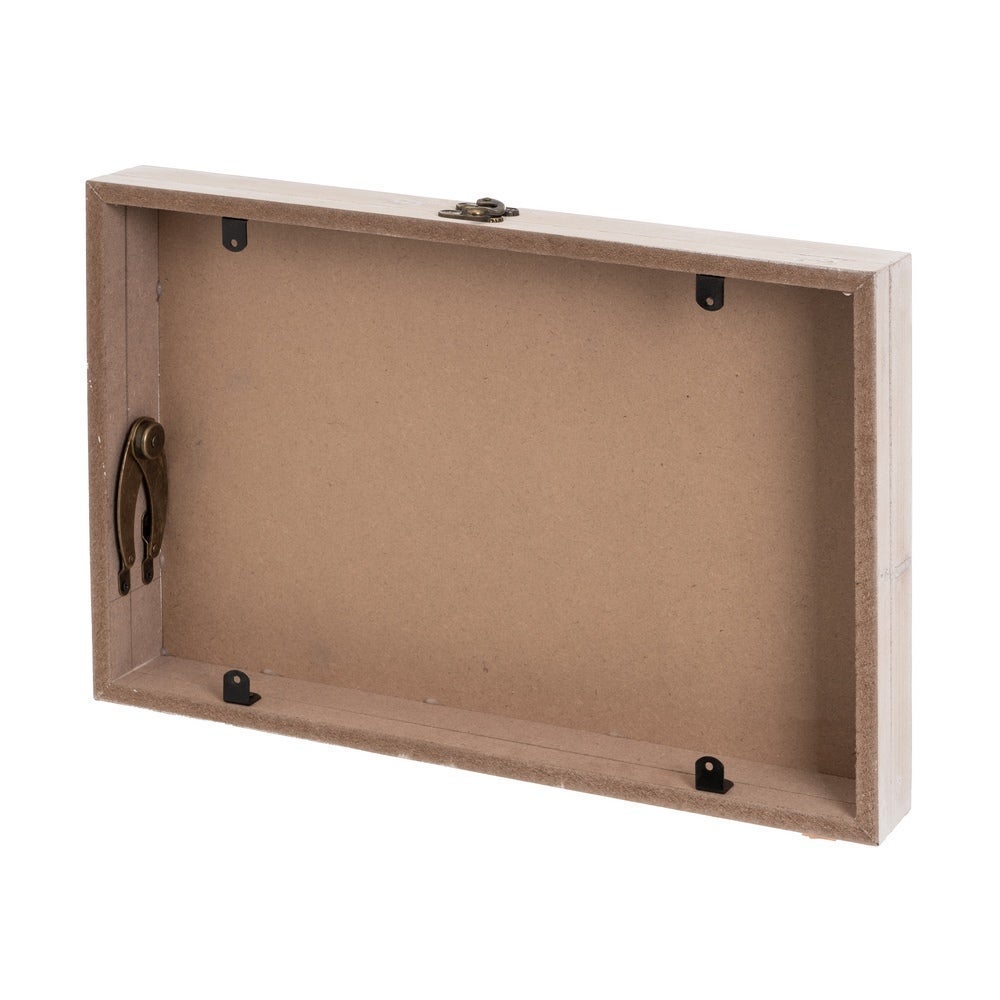 Tapa contador Mandala Beige de madera de 46x31 cm