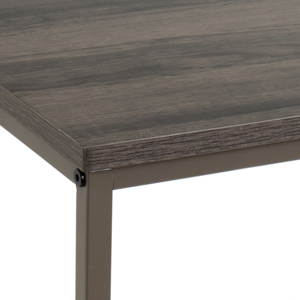 Estantería gris de 4 baldas