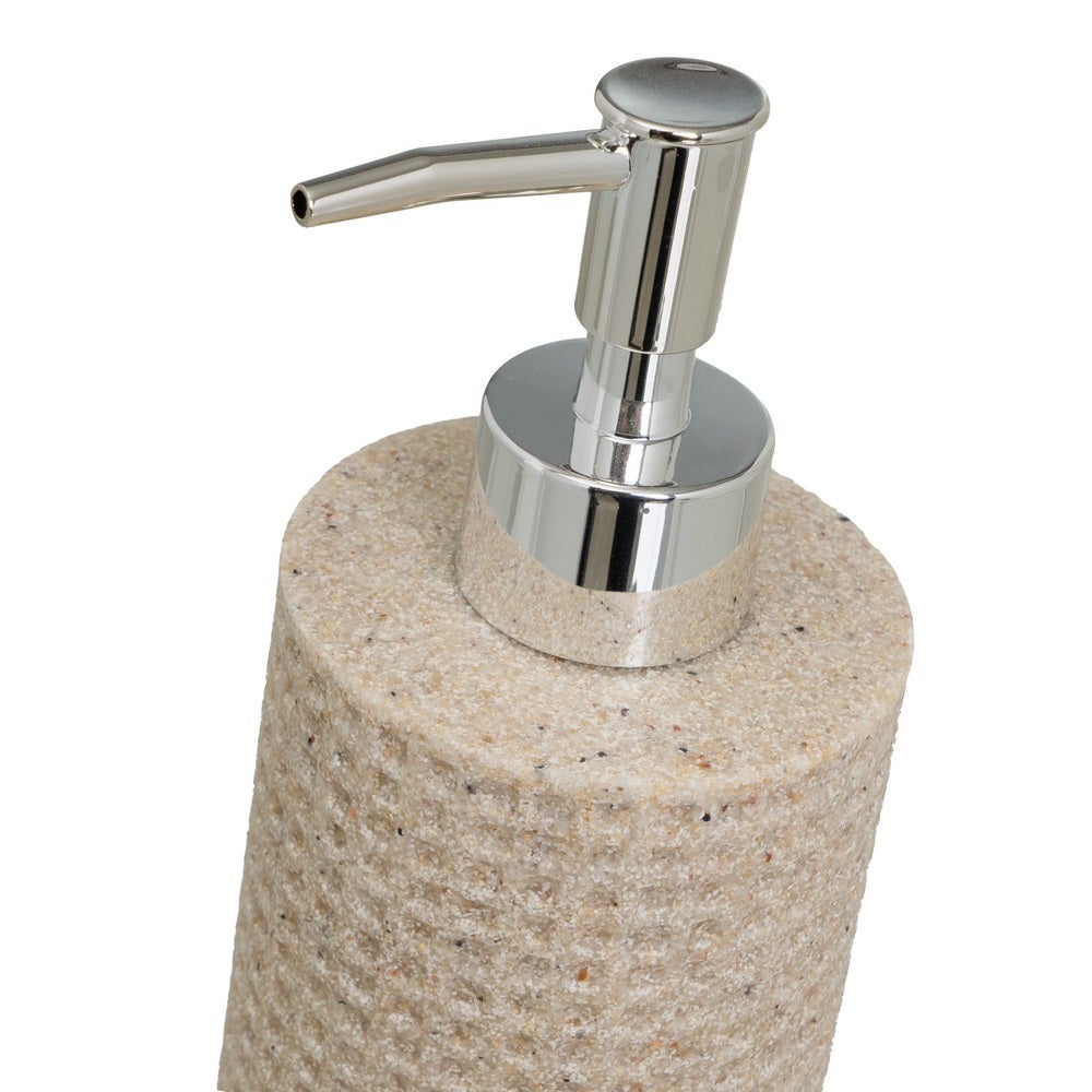 Set de baño de resina beige