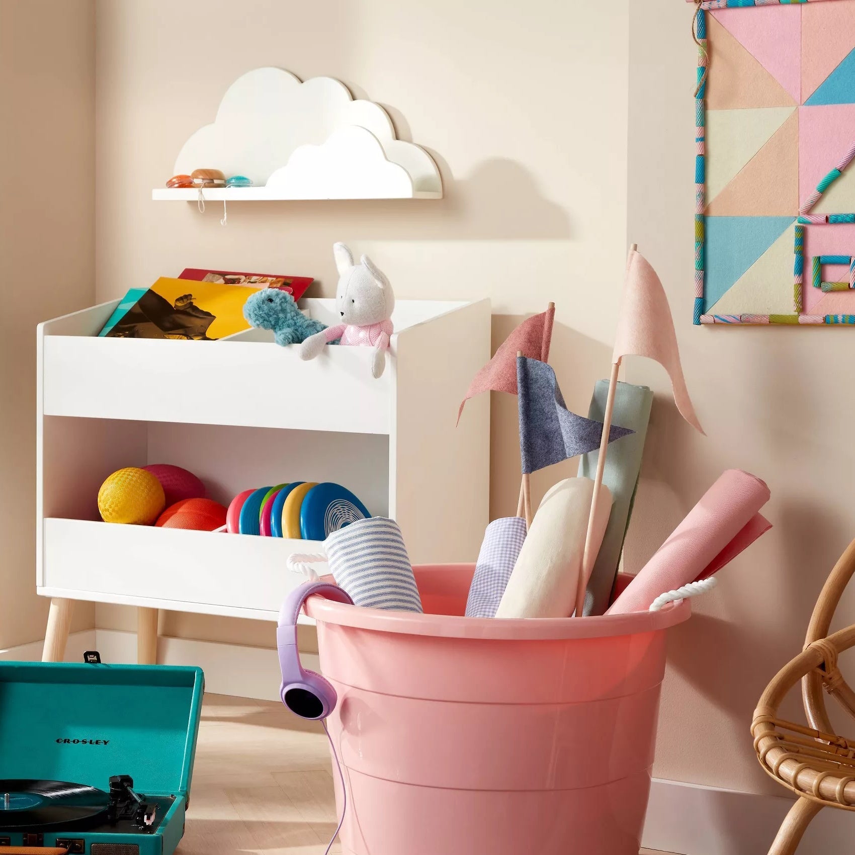 Estante de pared nube blanco