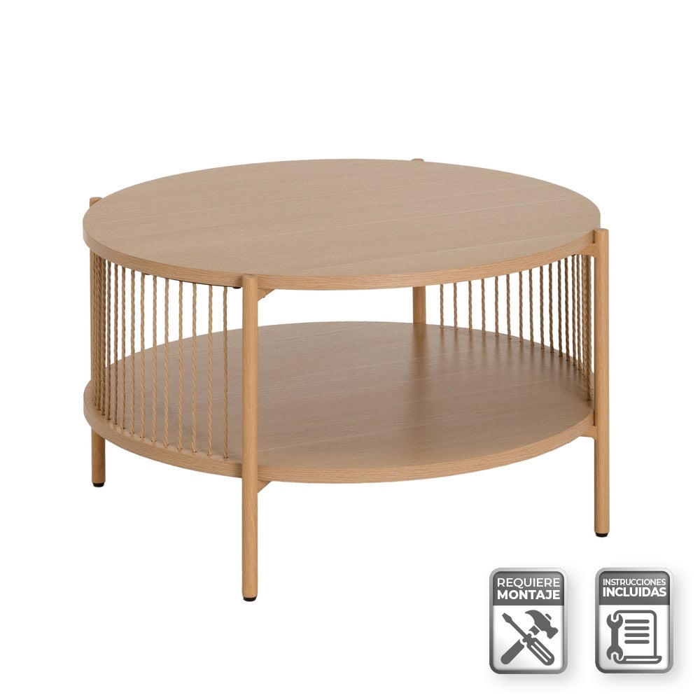 Mesa de centro redonda Gaia