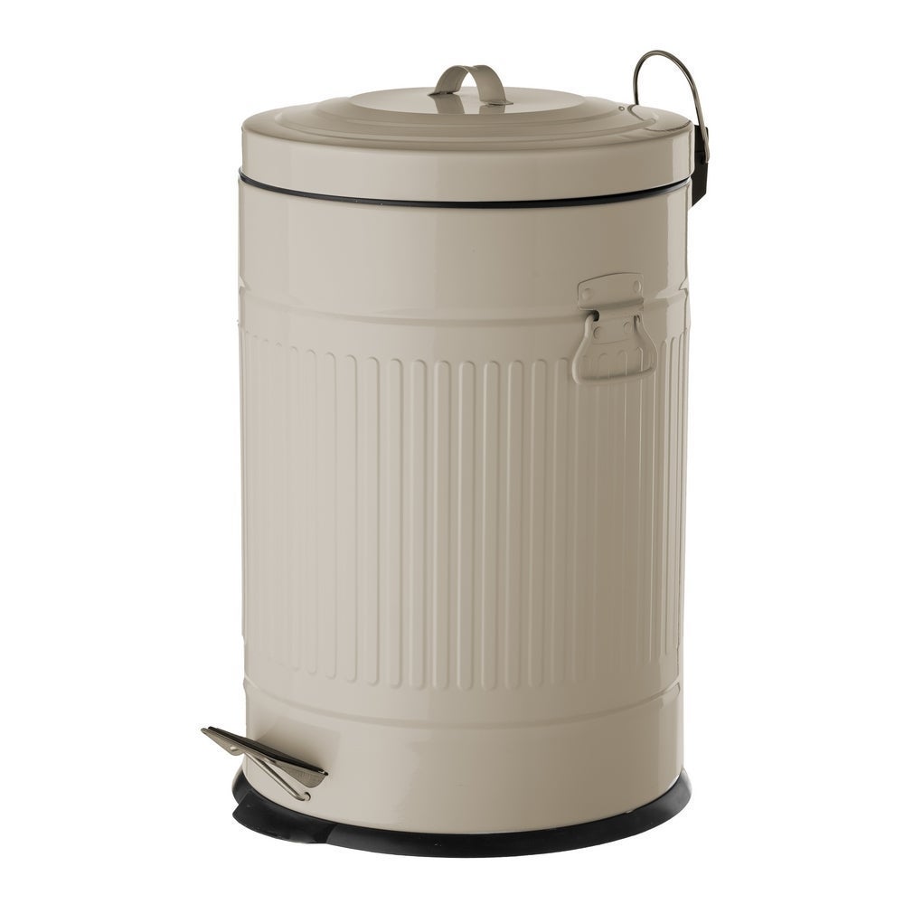 Cubo de basura beige de 20 Litros