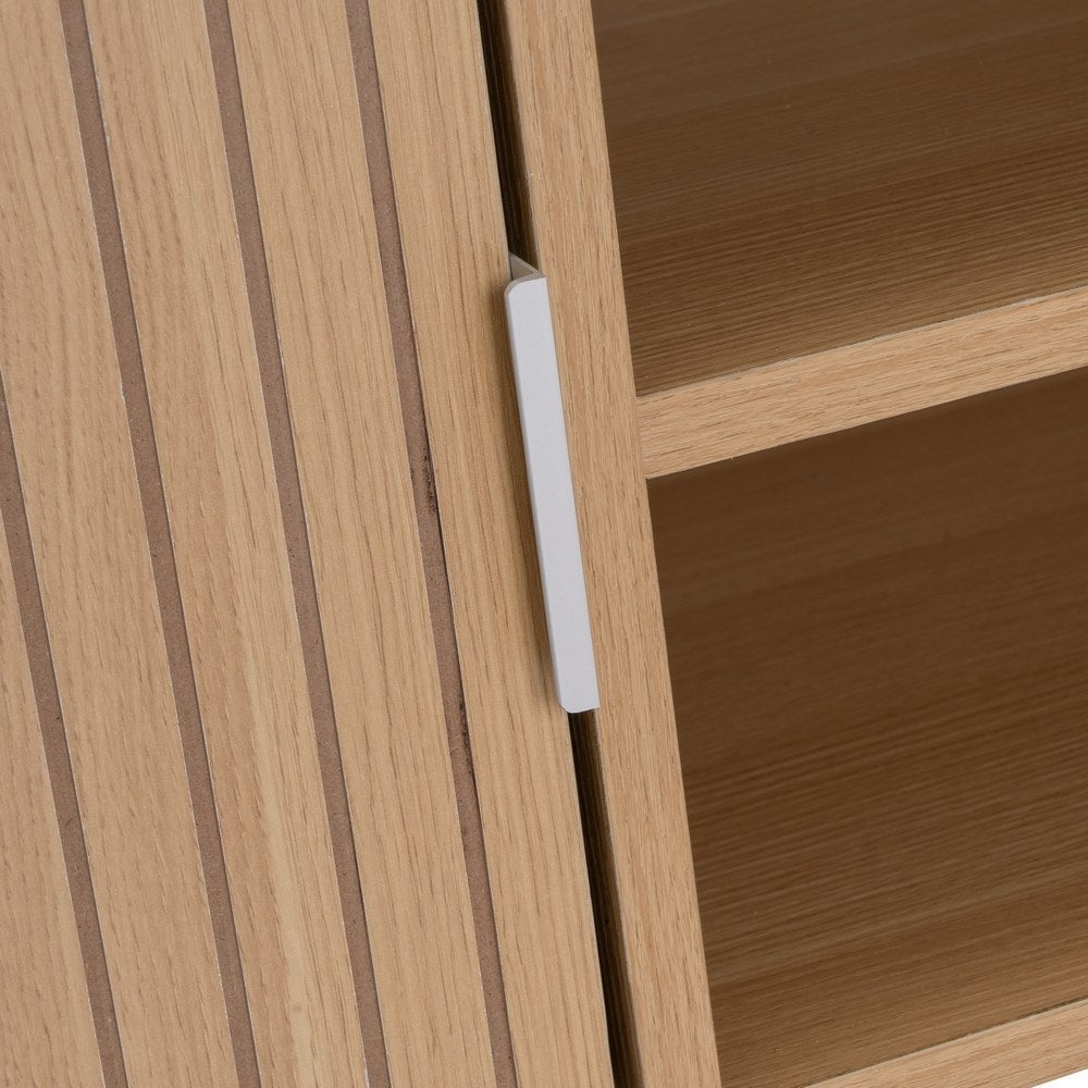 Mueble TV de madera con 2 puertas