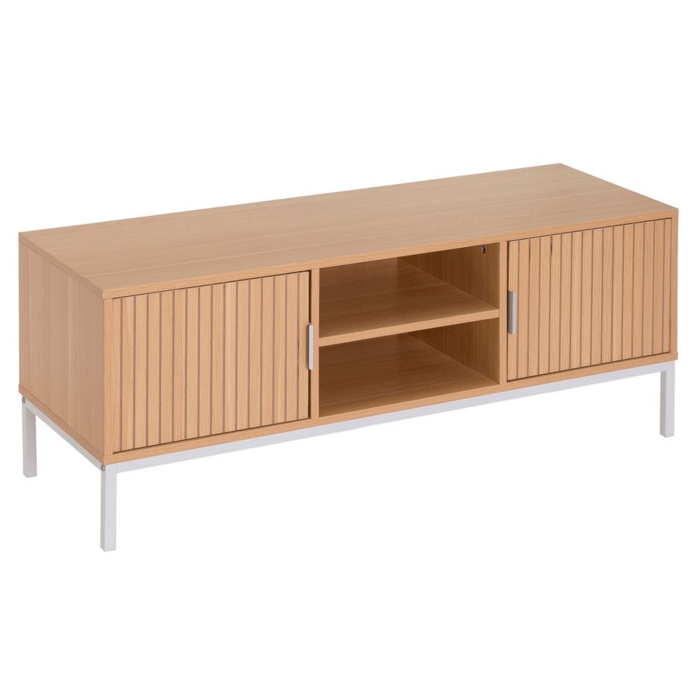 Mueble TV de madera con 2 puertas