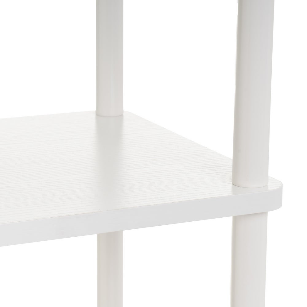 Estantería blanca de 4 baldas