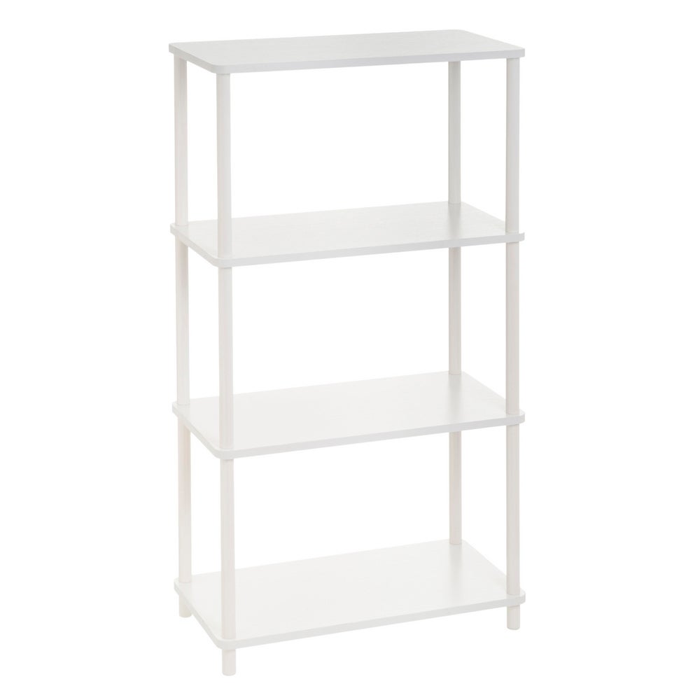 Estantería blanca de 4 baldas