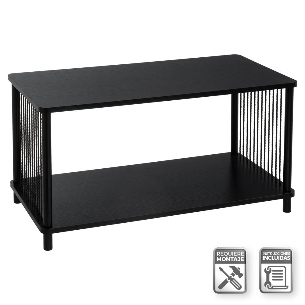 Mesa de centro con estante Manila