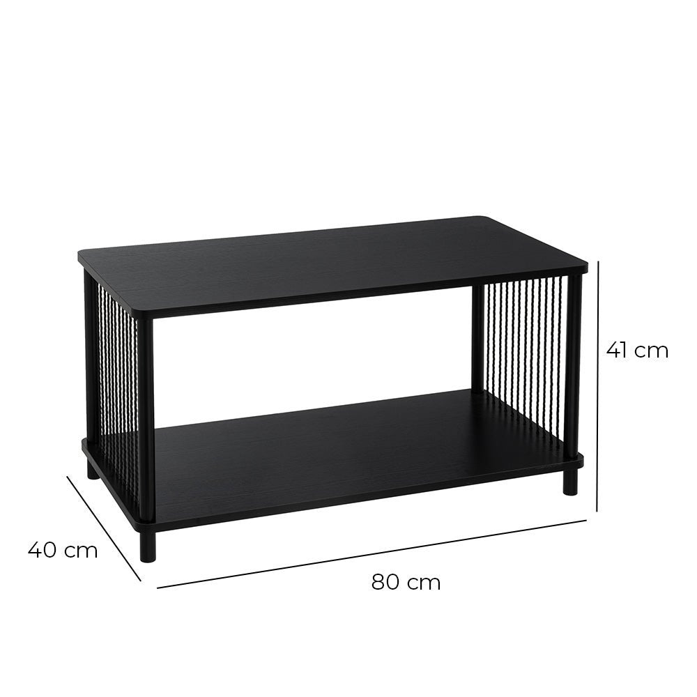 Mesa de centro con estante Manila