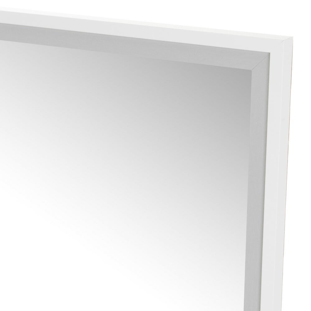 Espejo de pared blanco y gris de 54x44 cm