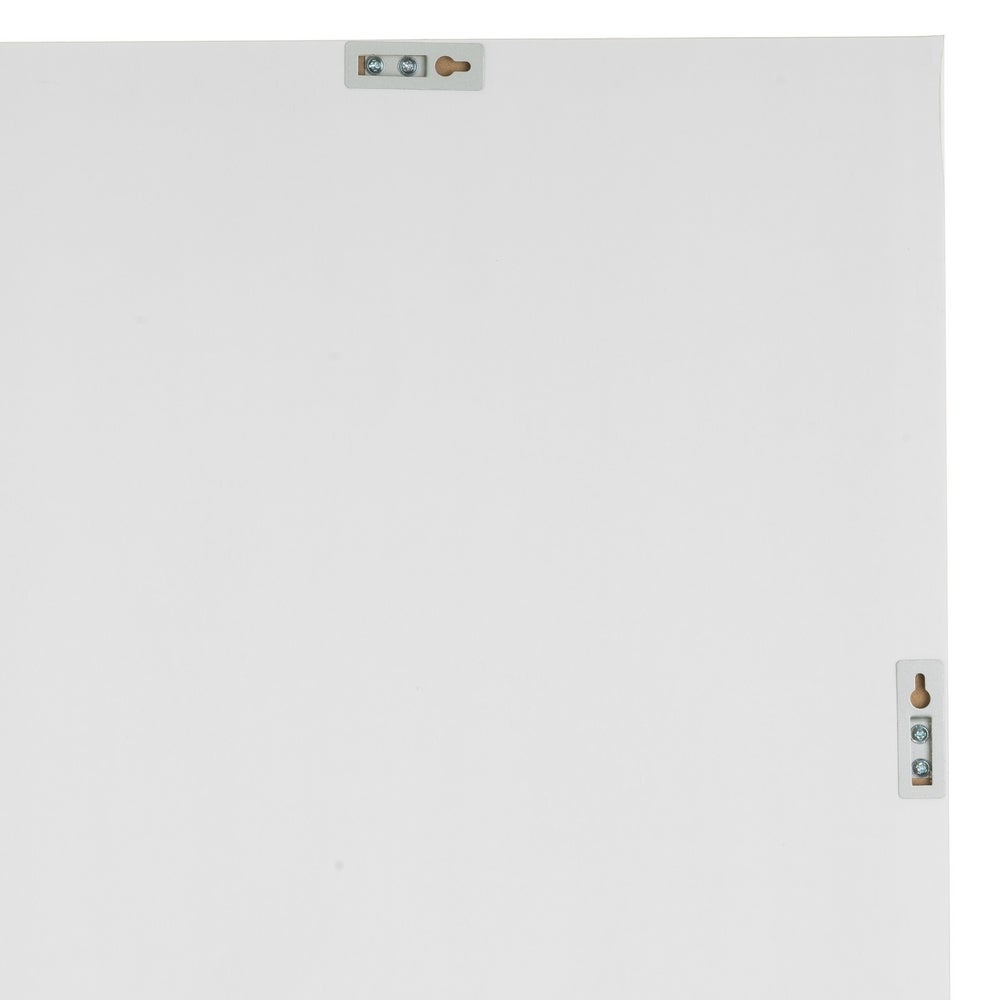 Espejo de pared blanco y natural