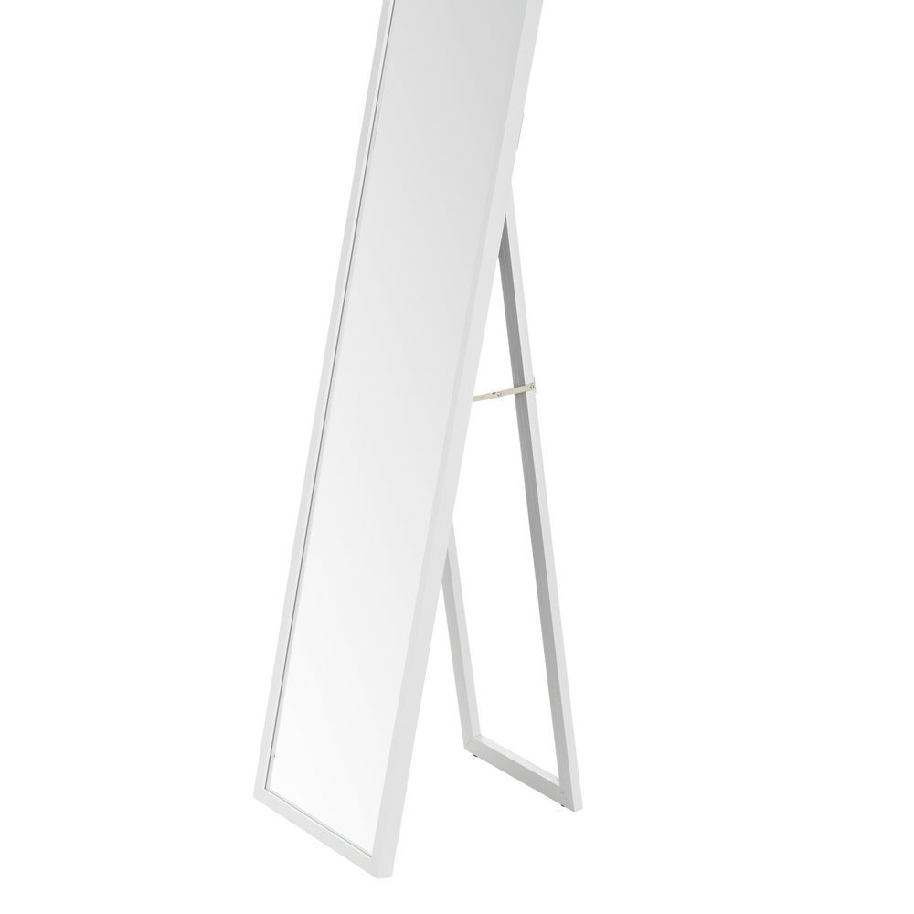 Espejo de pie blanco de 153x33 cm