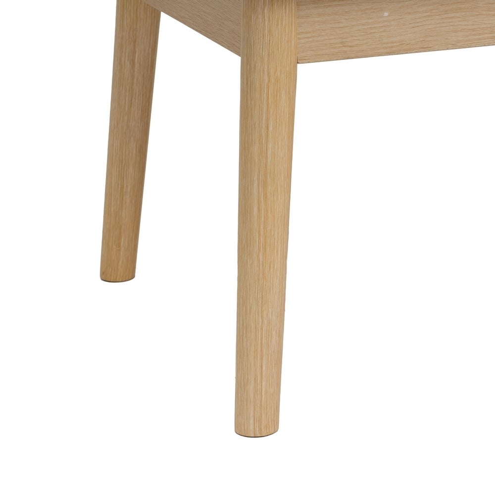 Mueble TV Naroa de Madera color Natural con 2 Puertas Correderas de 115x40x48 cm