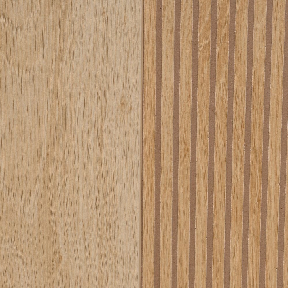 Aparador Naroa de Madera color Natural con 2 Puertas Correderas de 115x39x90 cm