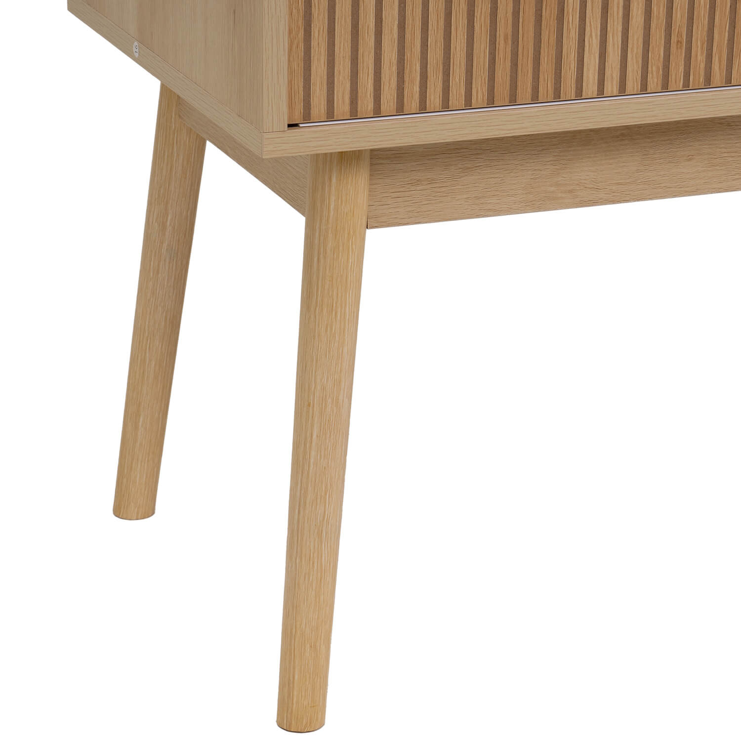 Armario para Vino Naroa de Madera color Natural con 2 Puertas Correderas de 80x30x120 cm