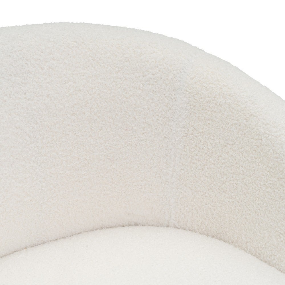 Sillón giratorio Lena blanco