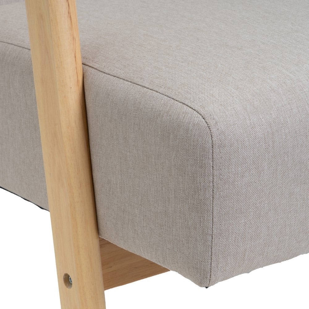 Sillón butaca beige