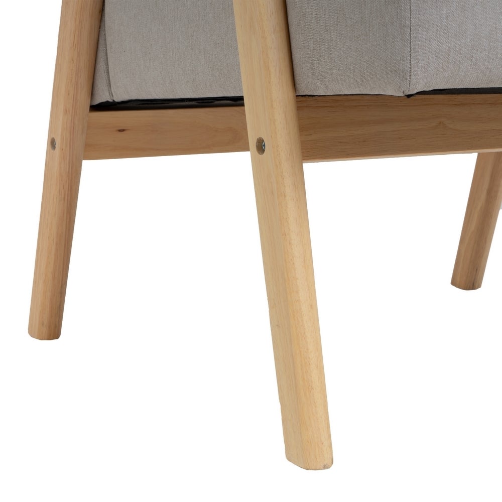 Sillón butaca beige