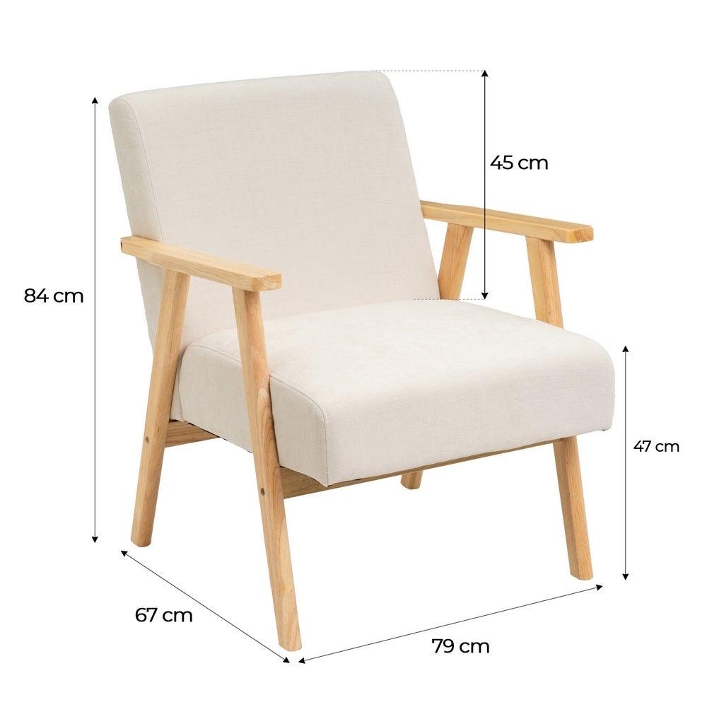 Sillón butaca blanco