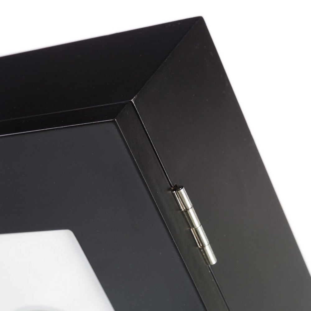 Tapa contador negro con portafotos