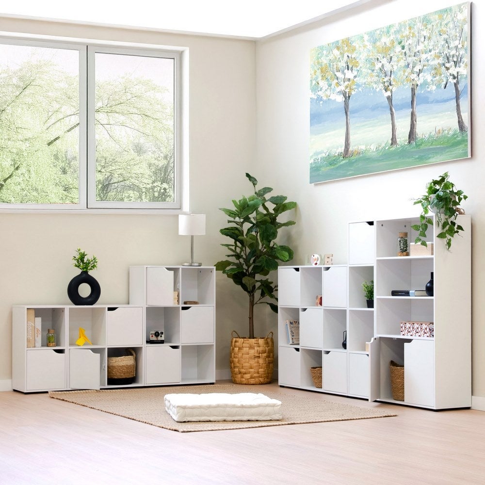 Estantería cubo blanca