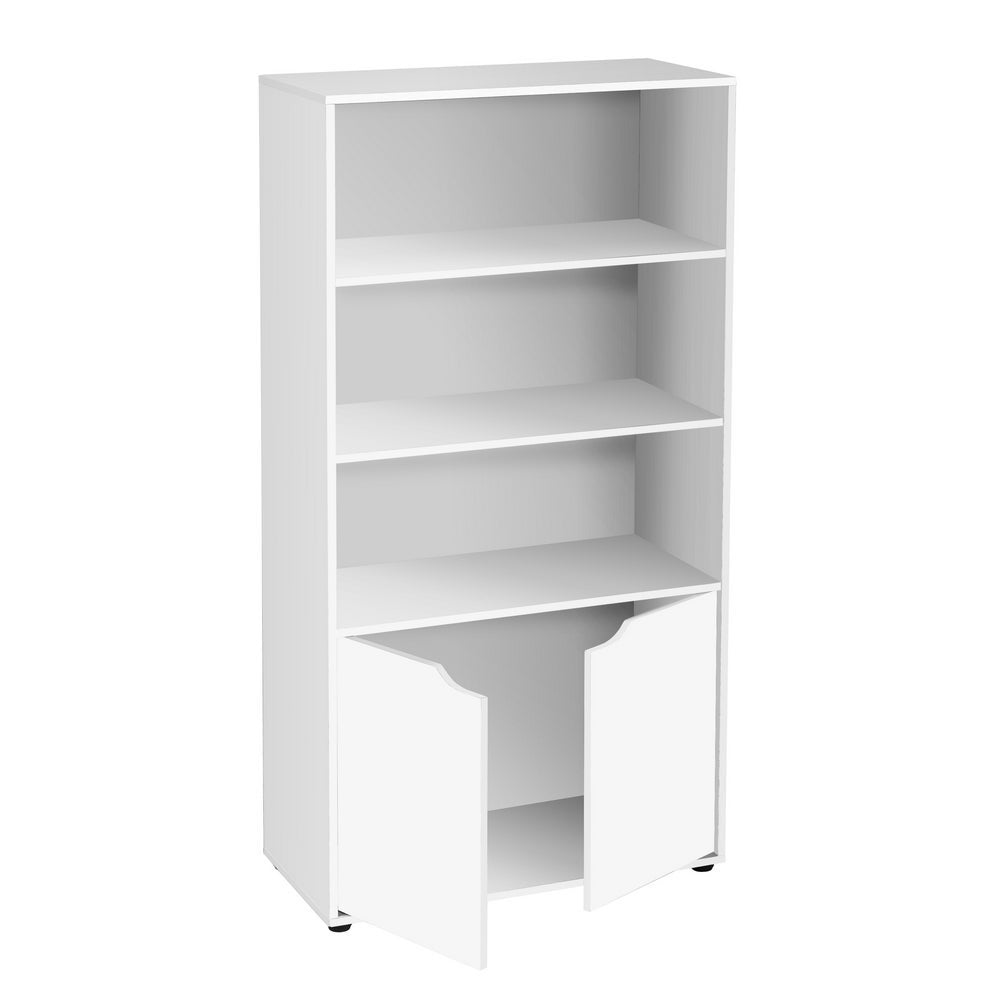Estantería librería blanca de 59x119 cm
