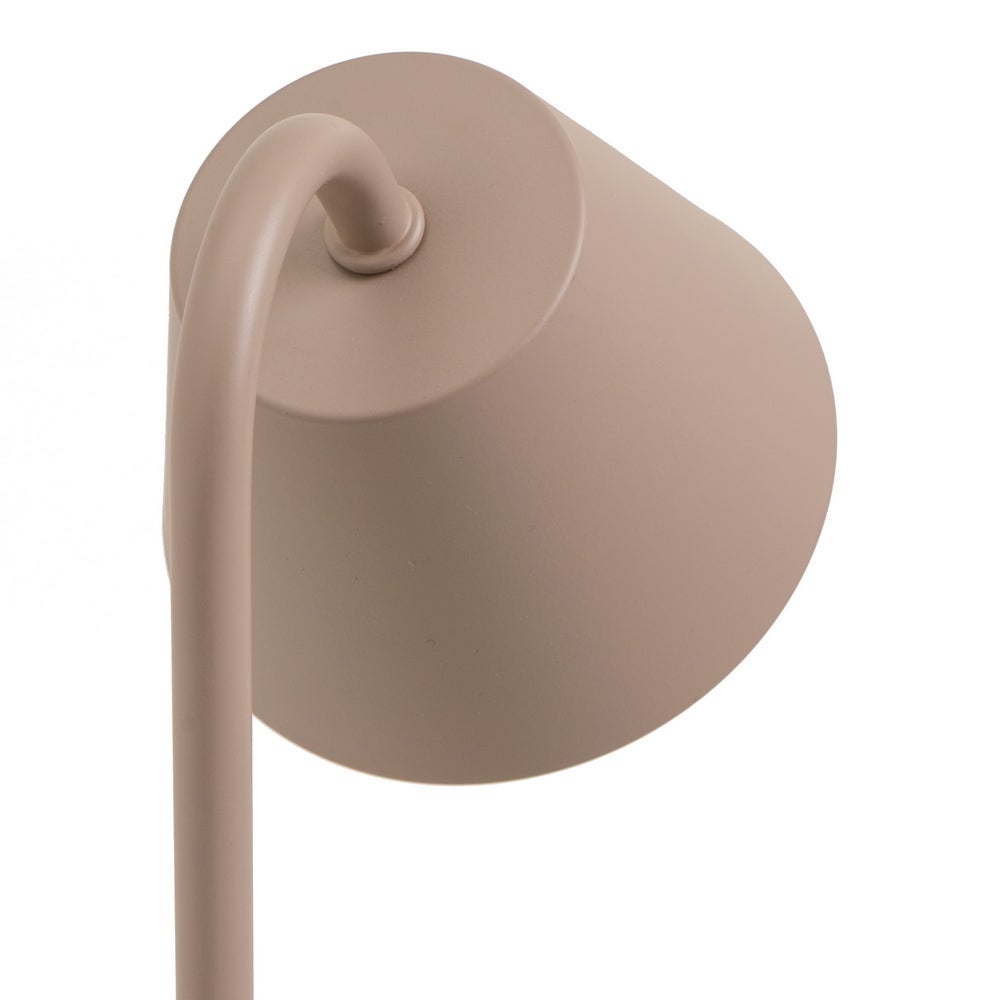 Lampara Flexo de Metal Taupe con LED Integrado de 32 cm