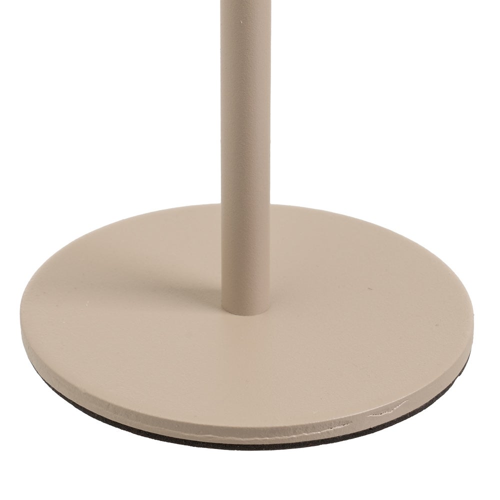 Lámpara LED de metal beige de 11 cm