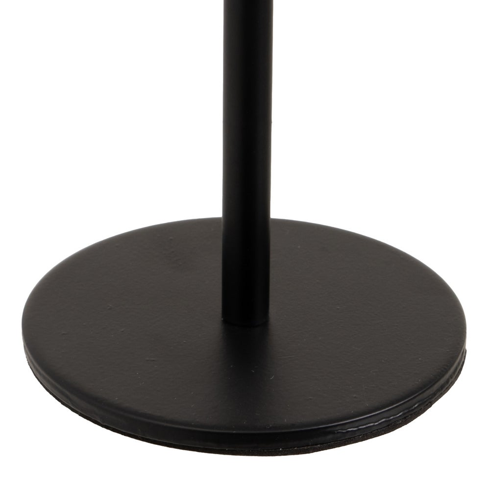 Lámpara LED de metal negro de 11 cm