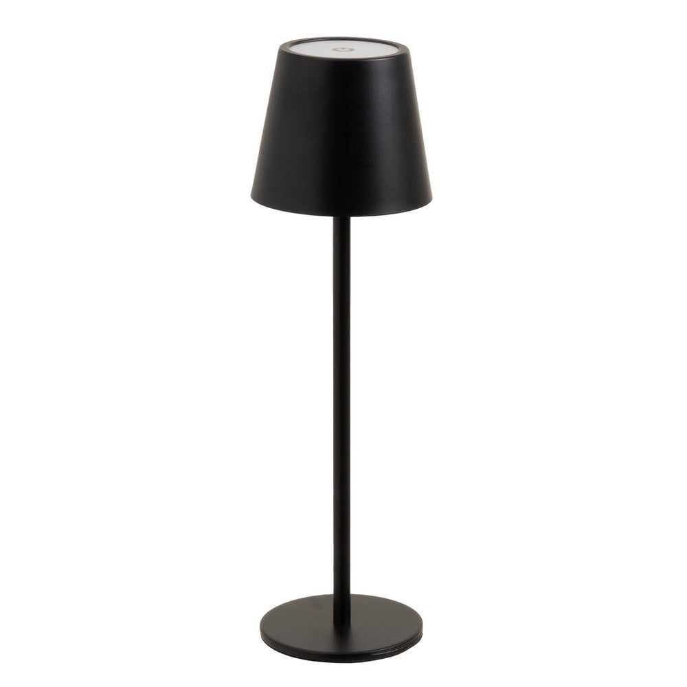 Lámpara LED de metal negro de 11 cm