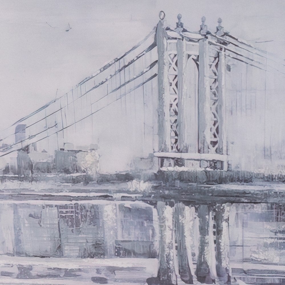 Tapa para contador Puente de Brooklyn gris