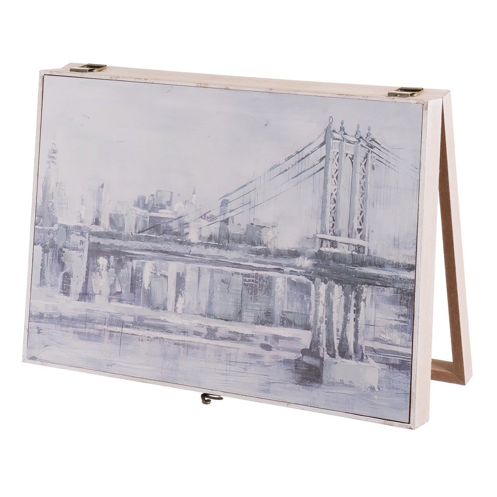 Tapa para contador Puente de Brooklyn gris