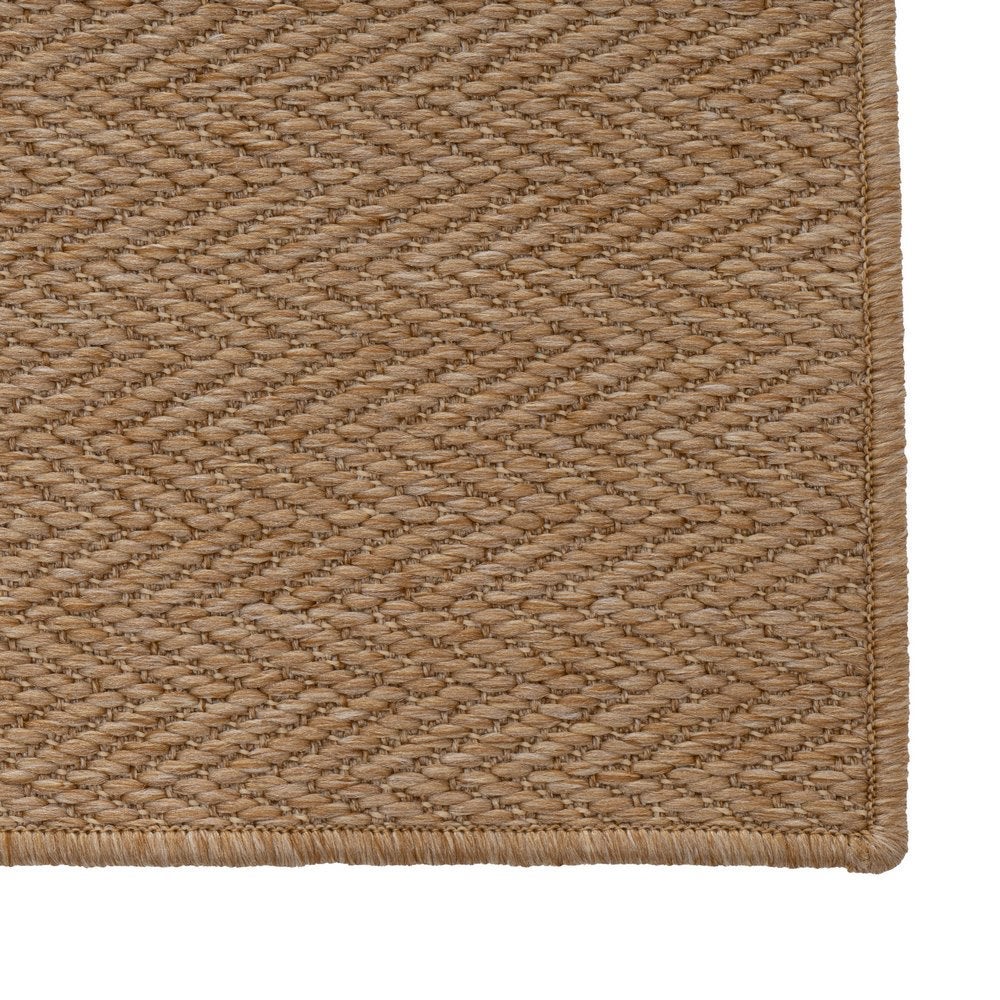Alfombra de Polipropileno Beige Antideslizante 80x150 cm