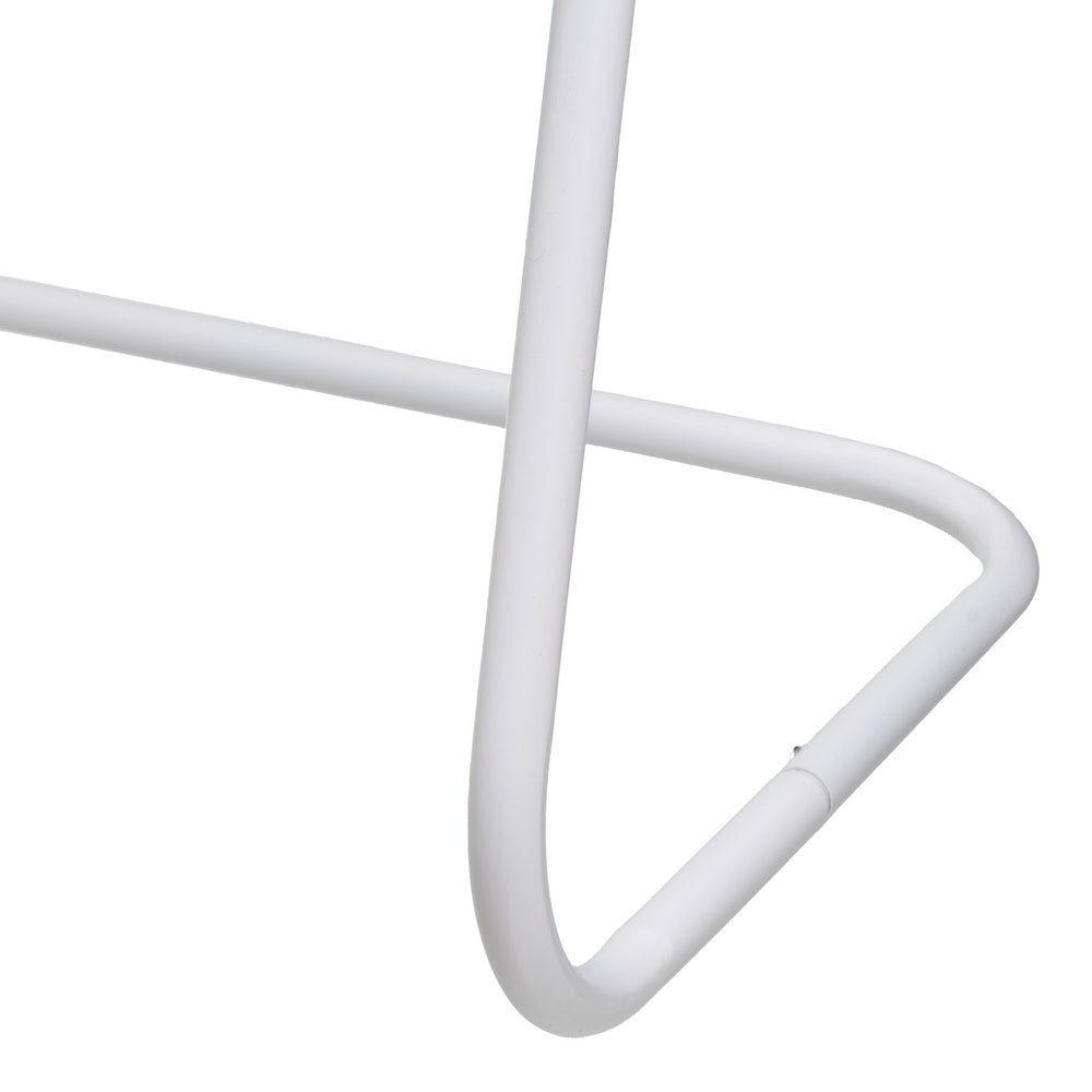 Toallero de pie blanco