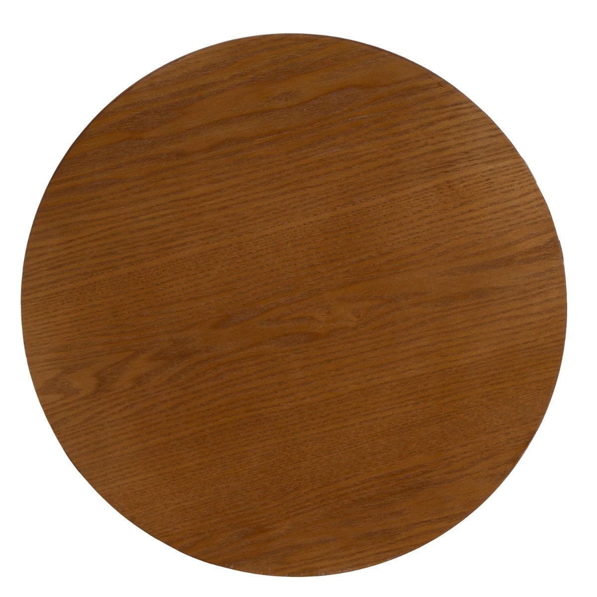 Mesa auxiliar de madera color nogal