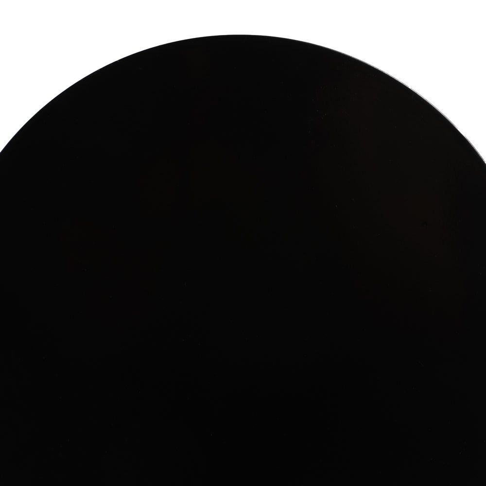 Mesa Auxiliar Metálica Negra 30x30x60 cm con Estructura Tubular