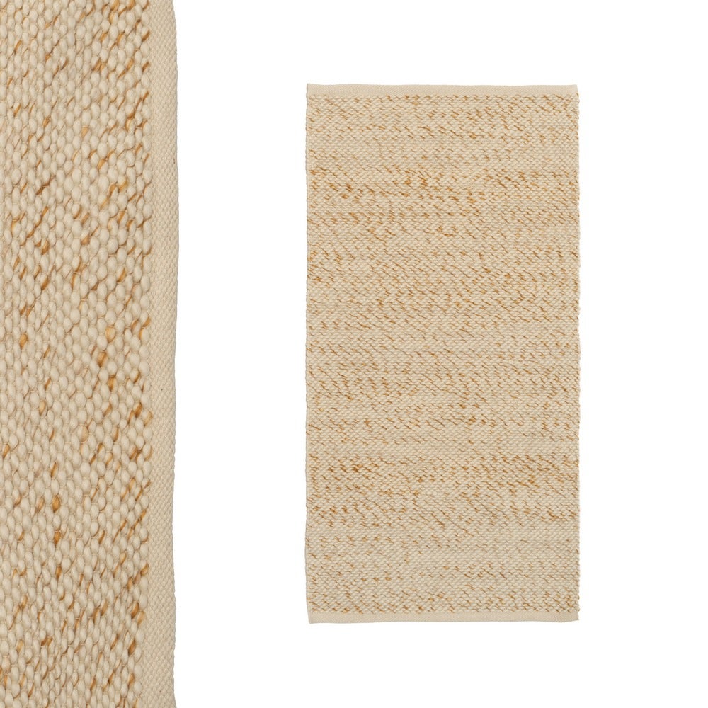 Alfombra de Polialgodon Beige 140x70 cm