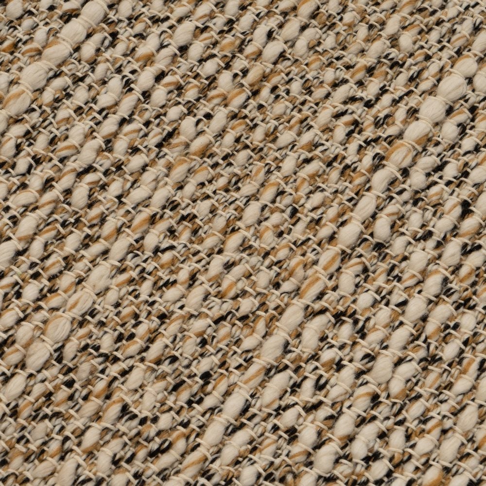 Alfombra Rectangular de Polialgodon Beige 170x120 cm