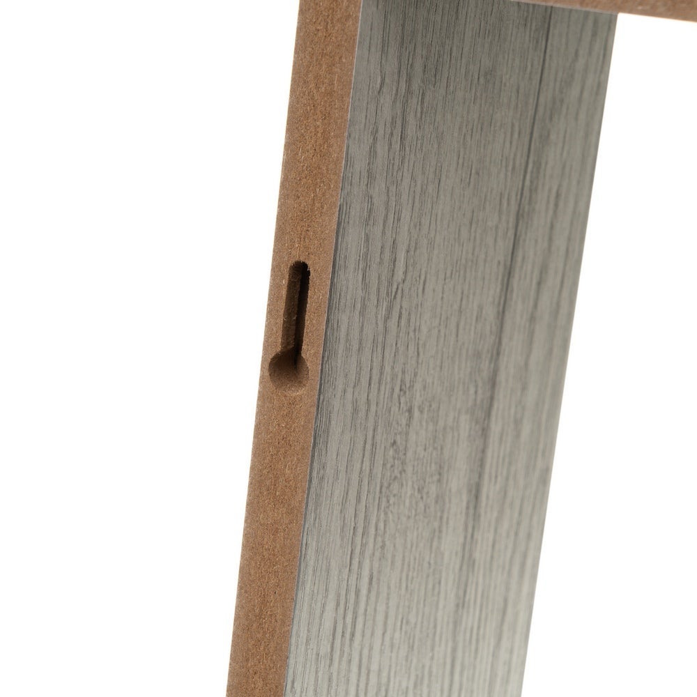 Set de 3 Estantes de Pared Cuadrados Grises 30x30x12 cm