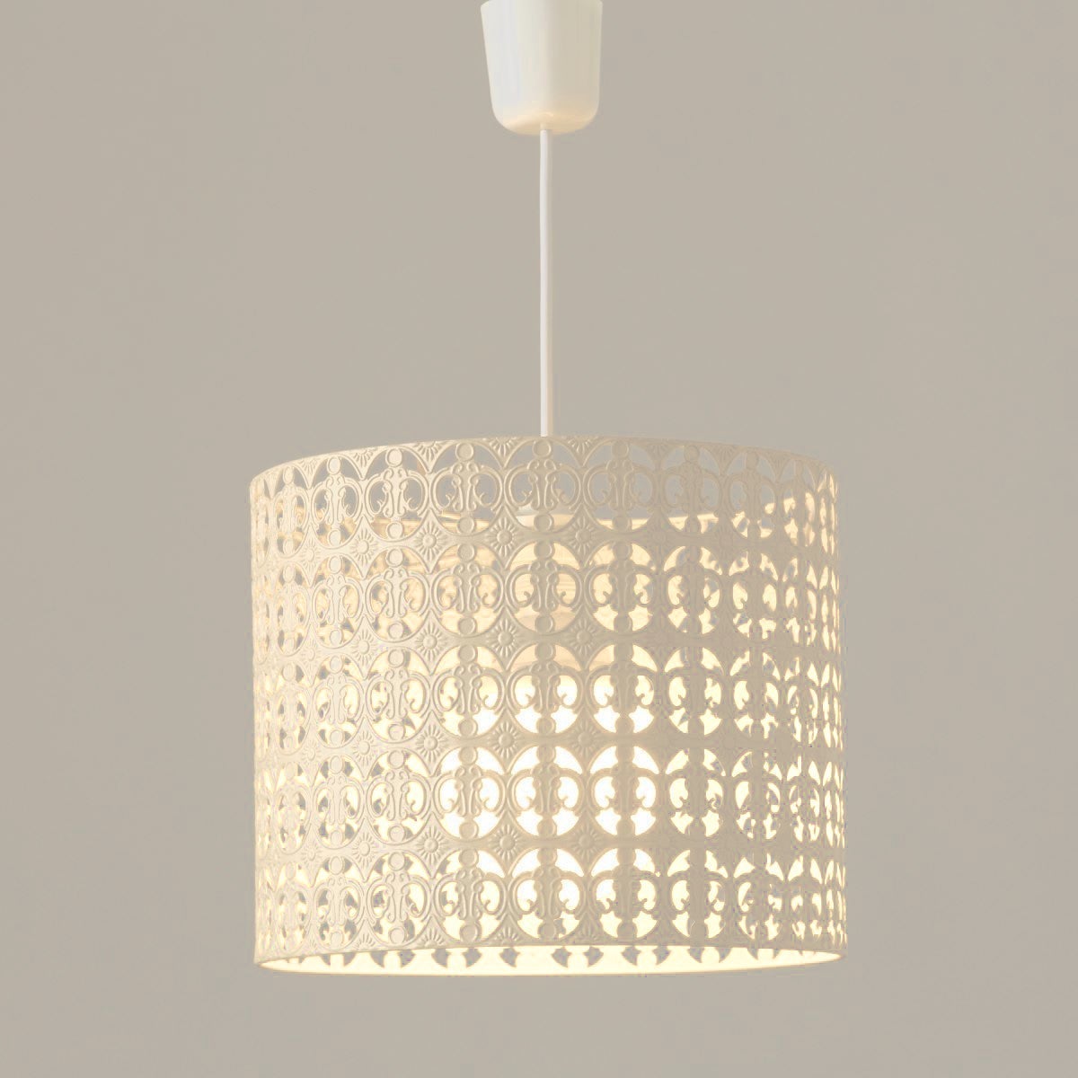 Lámpara de techo beige