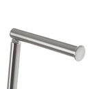 Portarrollos escobillero blanco de acero inoxidable