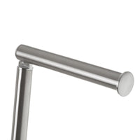 Portarrollos escobillero blanco de acero inoxidable