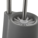 Portarrollos escobillero gris de acero inoxidable