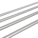 Zapatero de metal cromado blanco