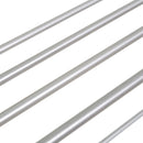 Zapatero de metal cromado gris