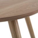 Mesita auxiliar de madera marrón