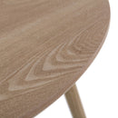 Mesita auxiliar de madera marrón