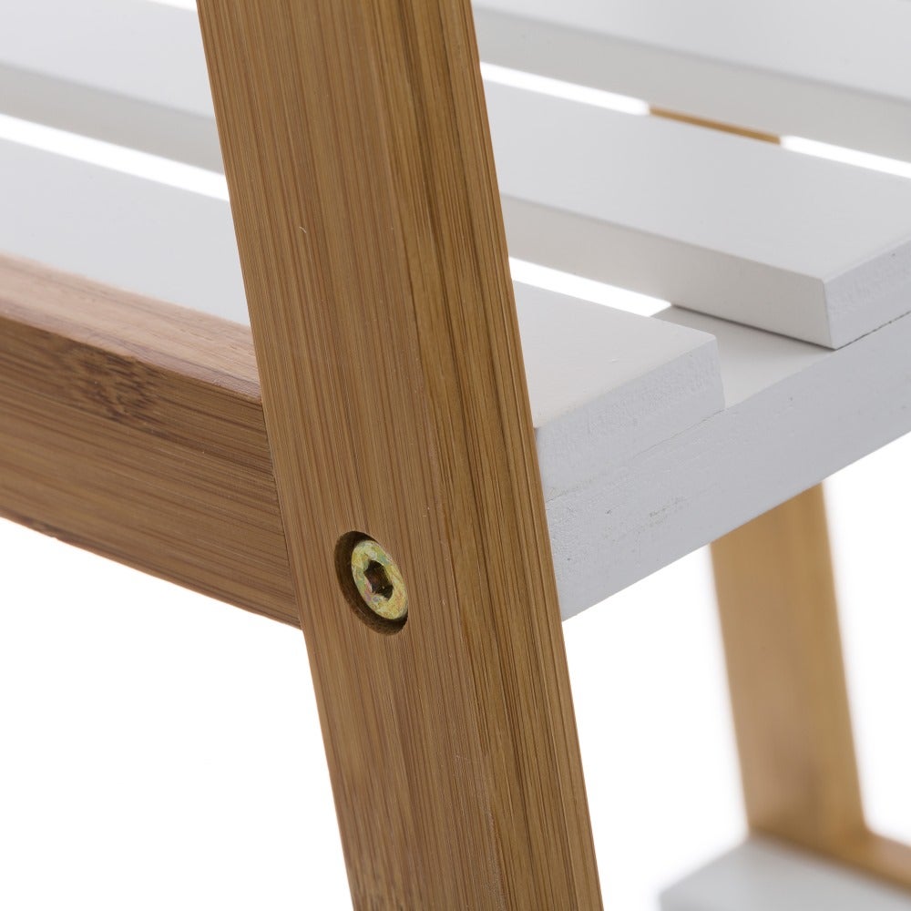 Estantería laminada bambú de 110 cm