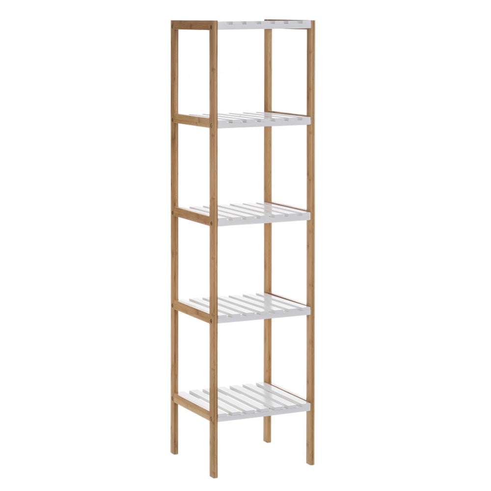 Estantería laminada bambú de 140 cm